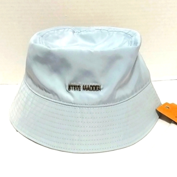 Steve Madden Accessories - STEVE MADDEN ICE BLUE SATIN LINED BUCKET HAT SIZE OS NWT
